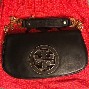 Tory Burch black Reva clutch / crossbody
